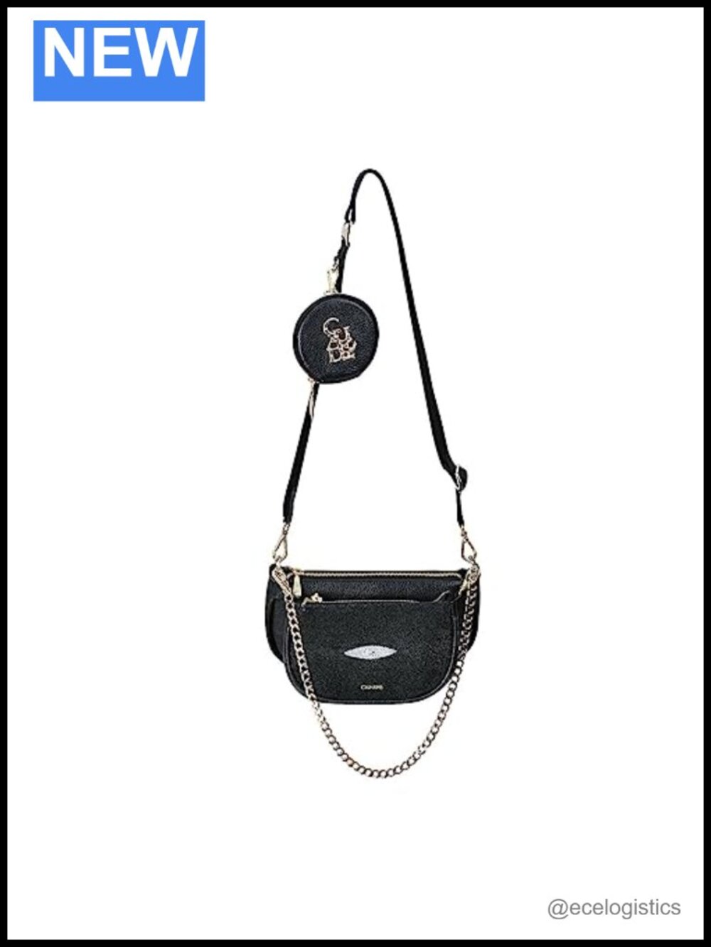 Genuine Stingray Leather Crossbody Bag